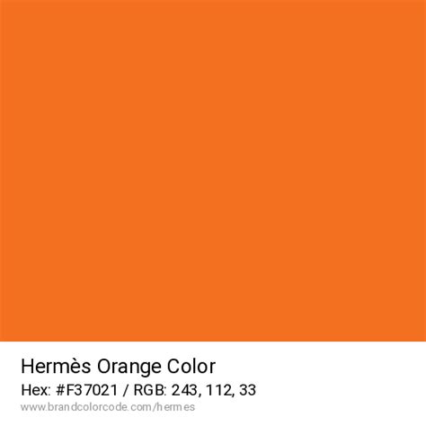 Hermes orange color guide